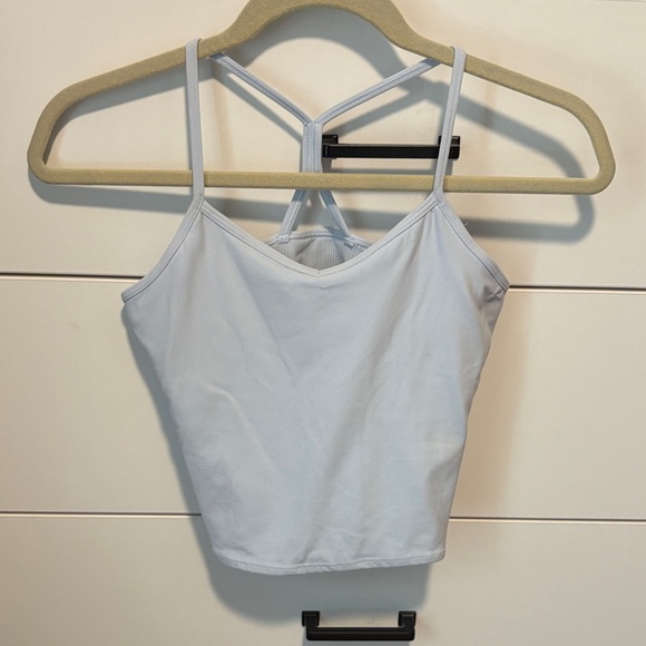 Athleta Light Blue Strappy Top - Picture 1 of 3